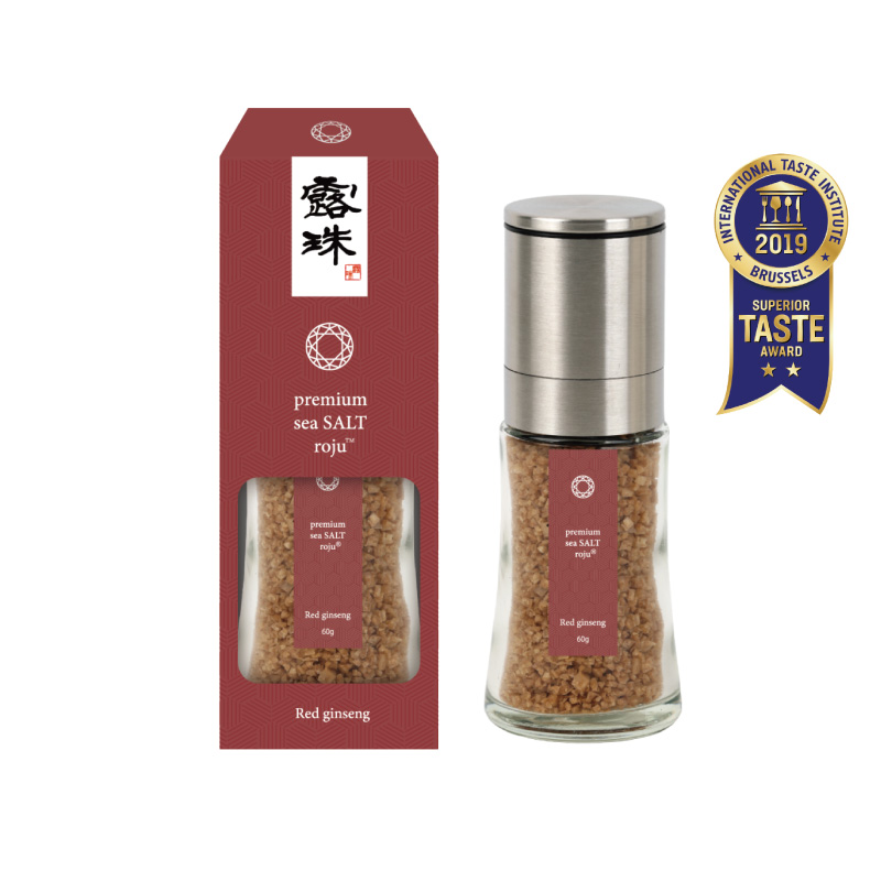 ginseng6-sio65 ロジュ フレーバーソルト 熟成塩 紅高麗人参 プレミアムソルト ミルタイプ65g